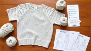 Stickad t-shirt – modeller, material, skötsel och mönster