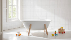 Stokke Flexi Bath XL – hopfällbart badkar för barn 0-6 år